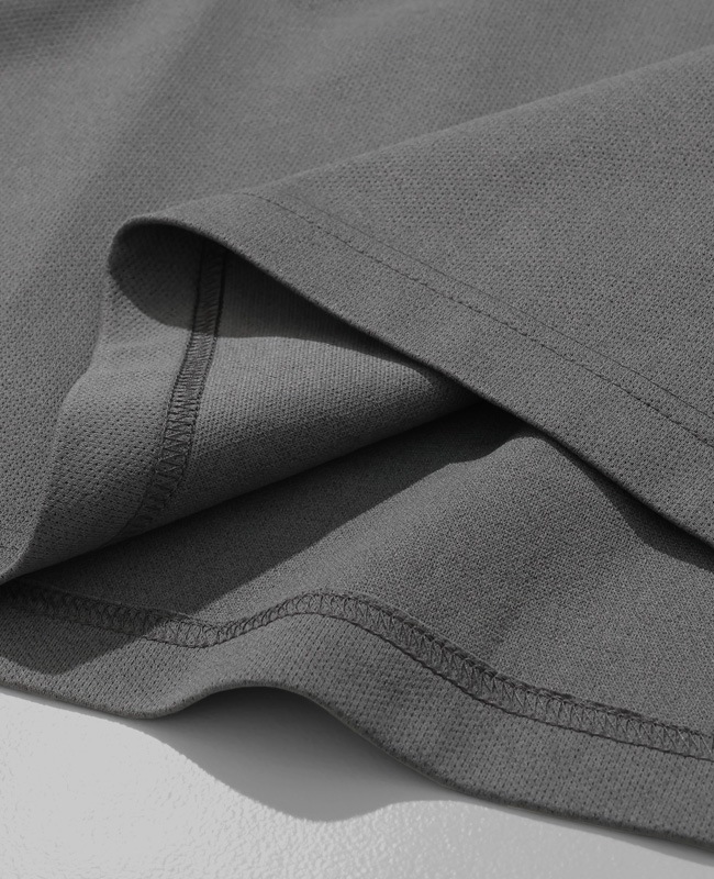 Bukta 速乾ラインリブ5分袖ポロシャツ MENS BU2545135