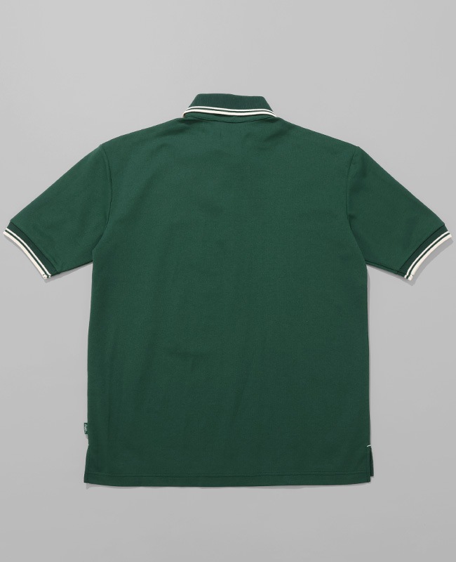 Bukta 速乾ラインリブ5分袖ポロシャツ MENS BU2545135