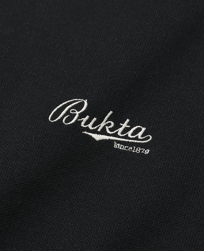 Bukta 速乾ラインリブ5分袖ポロシャツ MENS BU2545135
