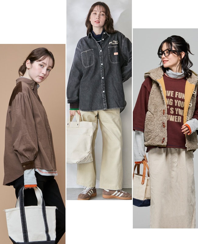 クリフメイヤー[公式] ボーダー切替ハイネックロンT LADYS W2617201