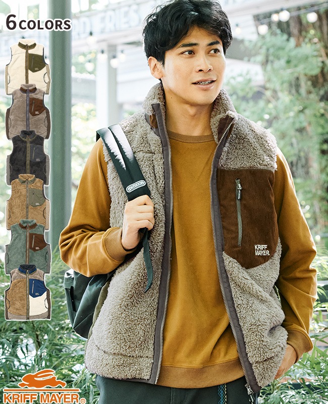 クリフメイヤー[公式] シャギーボアベスト MENS 2614402