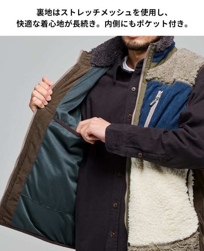 クリフメイヤー[公式] シャギーボアベスト MENS 2614402