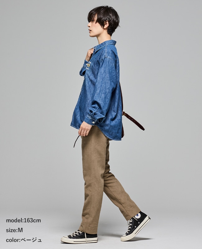 クリフメイヤー[公式] 裏フリースコーデュロイベイカーパンツ LADYS W2515126