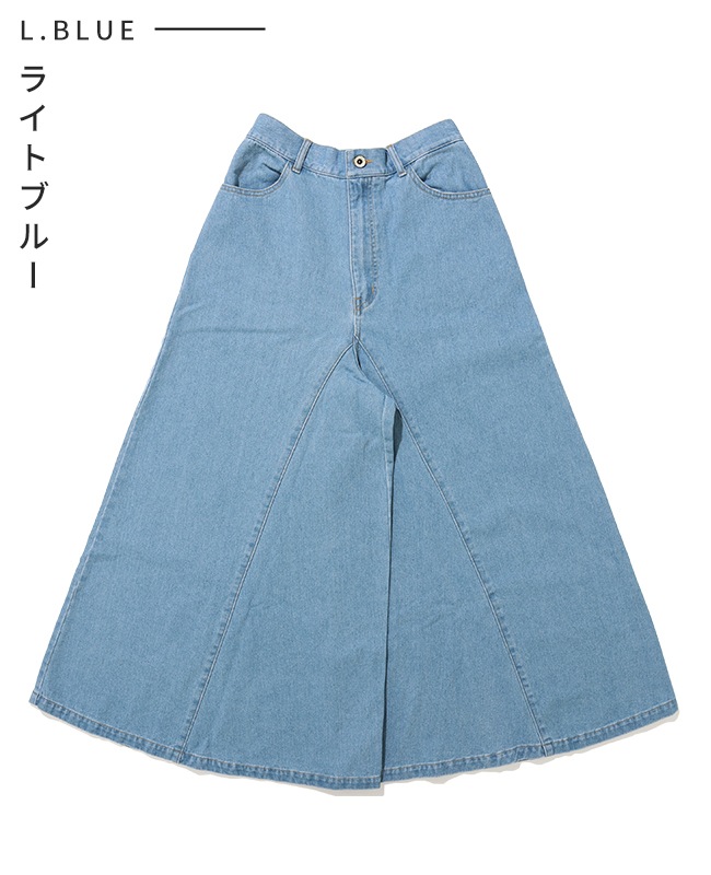 クリフメイヤー[公式] ワイドフレアデニムパンツ LADYS W2614000