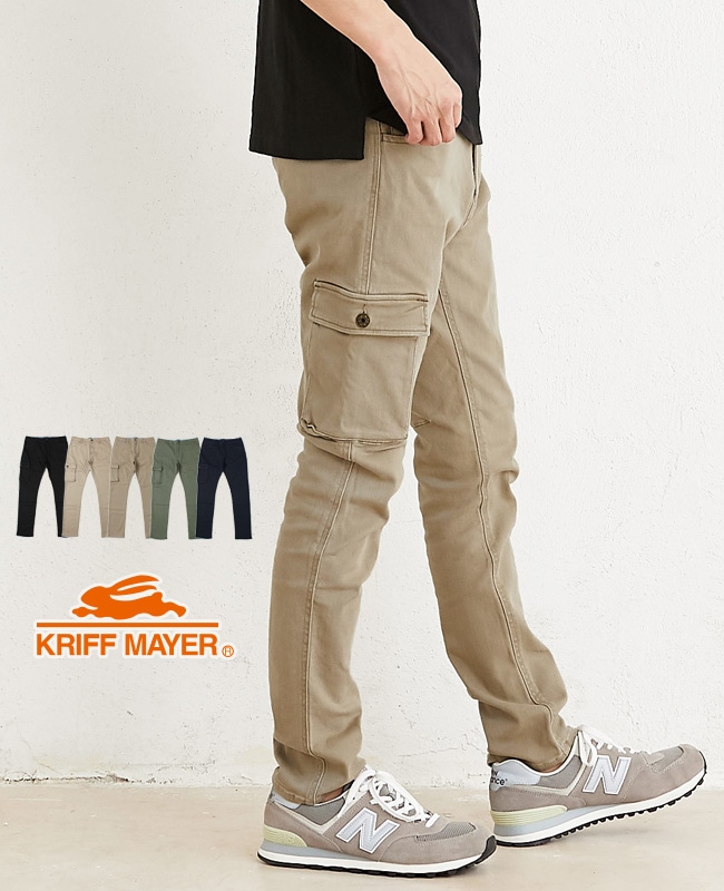 クリフメイヤー[公式] ストレッチツイルスリムカーゴパンツ MENS 1724002