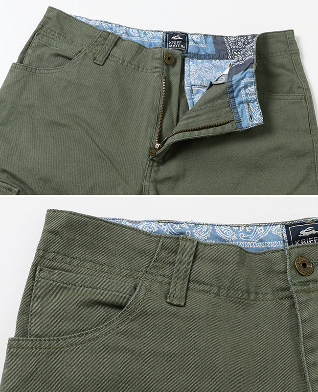 クリフメイヤー[公式] ストレッチツイルスリムカーゴパンツ MENS 1724002