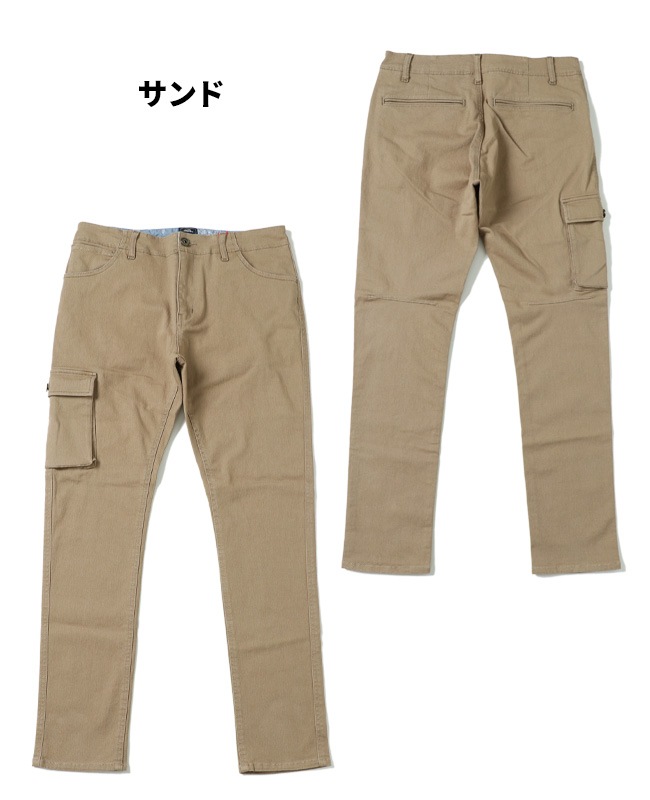 クリフメイヤー[公式] ストレッチツイルスリムカーゴパンツ MENS 1724002