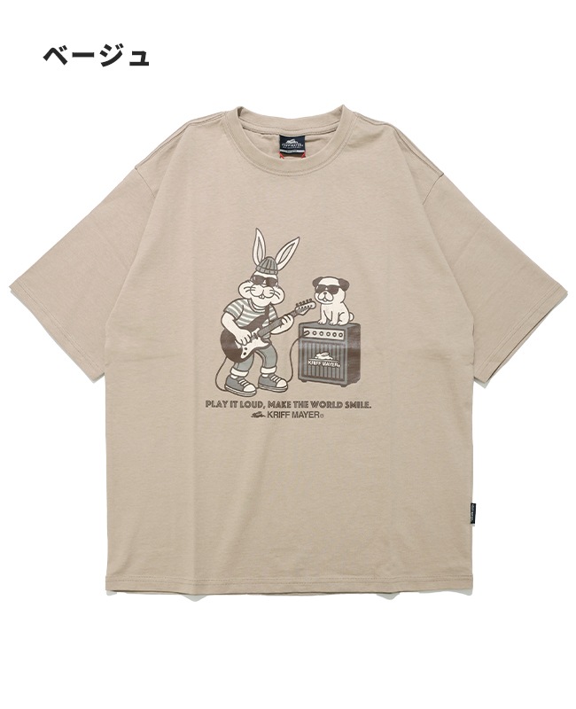 クリフメイヤー[公式] クリフラビット半袖Tシャツ(ギター) 2556300