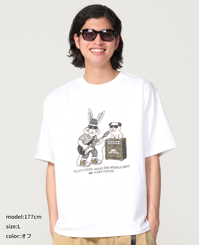 クリフメイヤー[公式] クリフラビット半袖Tシャツ(ギター) 2556300