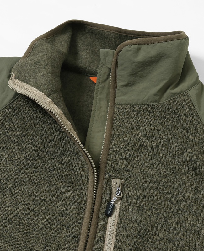 クリフメイヤー[公式] ニットフリーススタンドジャケット MENS 2425105