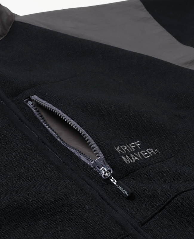 クリフメイヤー[公式] ニットフリーススタンドジャケット MENS 2425105