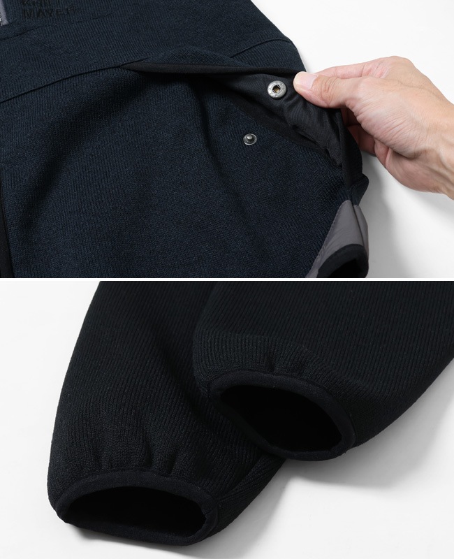 クリフメイヤー[公式] ニットフリーススタンドジャケット MENS 2425105