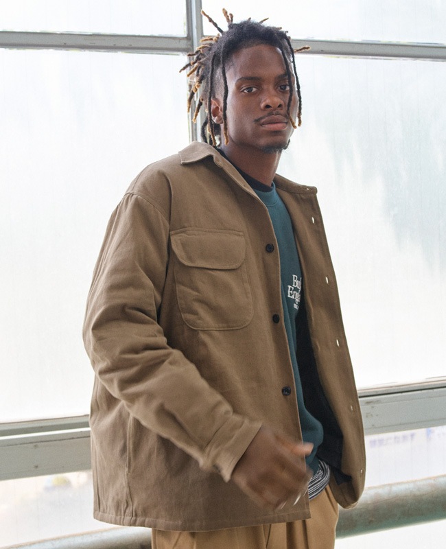 バクタ(BUKTA)中綿 CPOジャケット BU2525133:29:BROWN(Men’s) Bukta 中綿CPOジャケット MENS BU2525133 | MENS メンズ,アウター