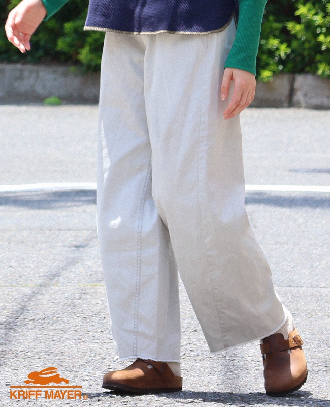 クリフメイヤー[公式] ユーズド風カラーパンツ LADYS W2535121