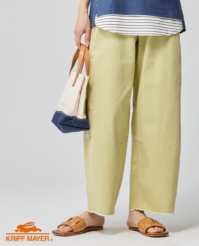 クリフメイヤー[公式] ユーズド風カラーパンツ LADYS W2535121