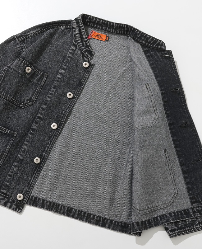 クリフメイヤー[公式] バンドカラーデニムジャケット KIDS J2535123