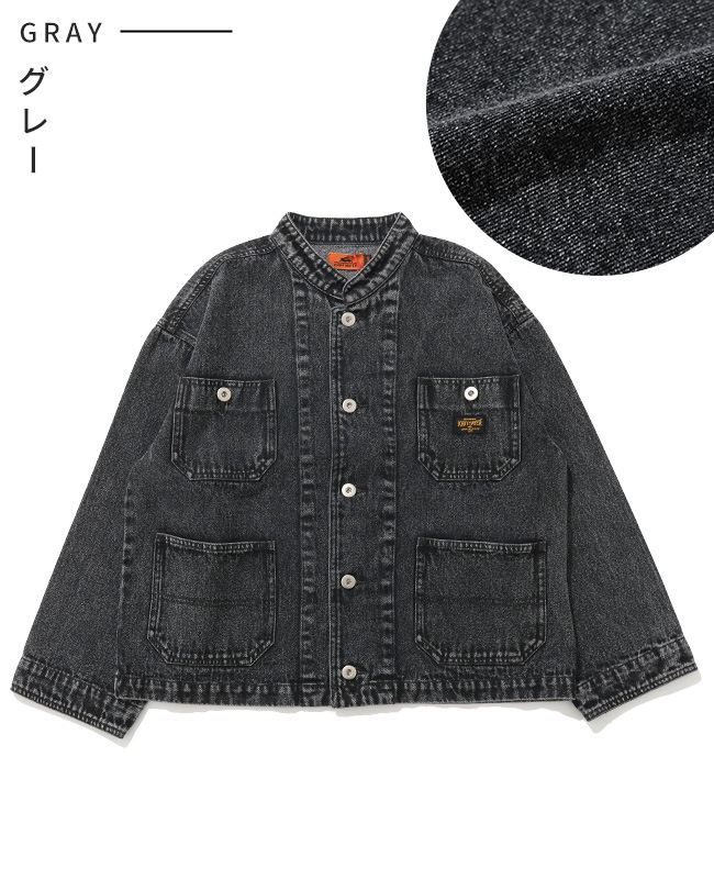 クリフメイヤー[公式] バンドカラーデニムジャケット KIDS J2535123