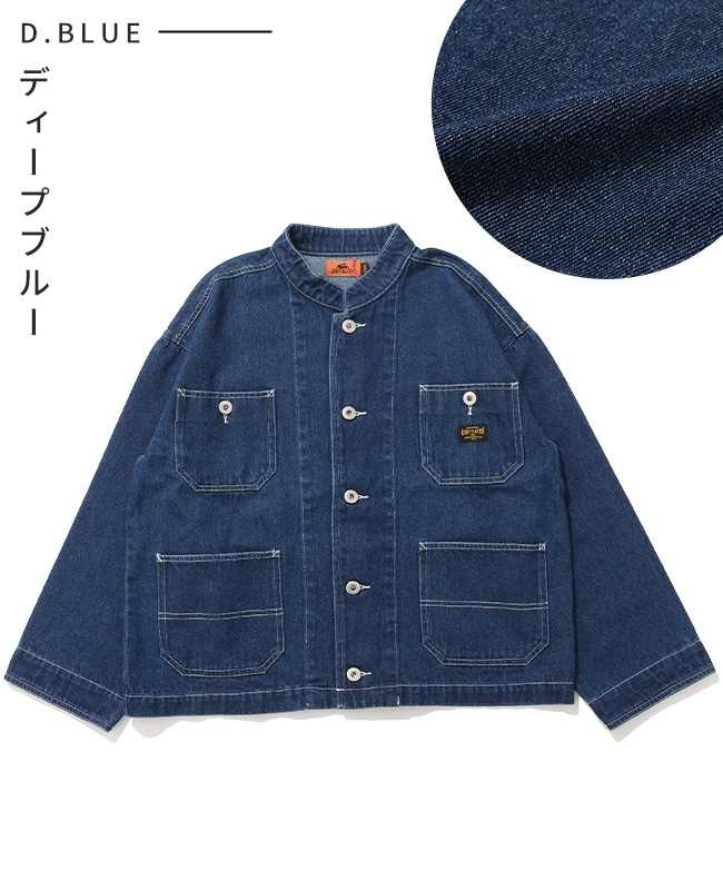 クリフメイヤー[公式] バンドカラーデニムジャケット KIDS J2535123