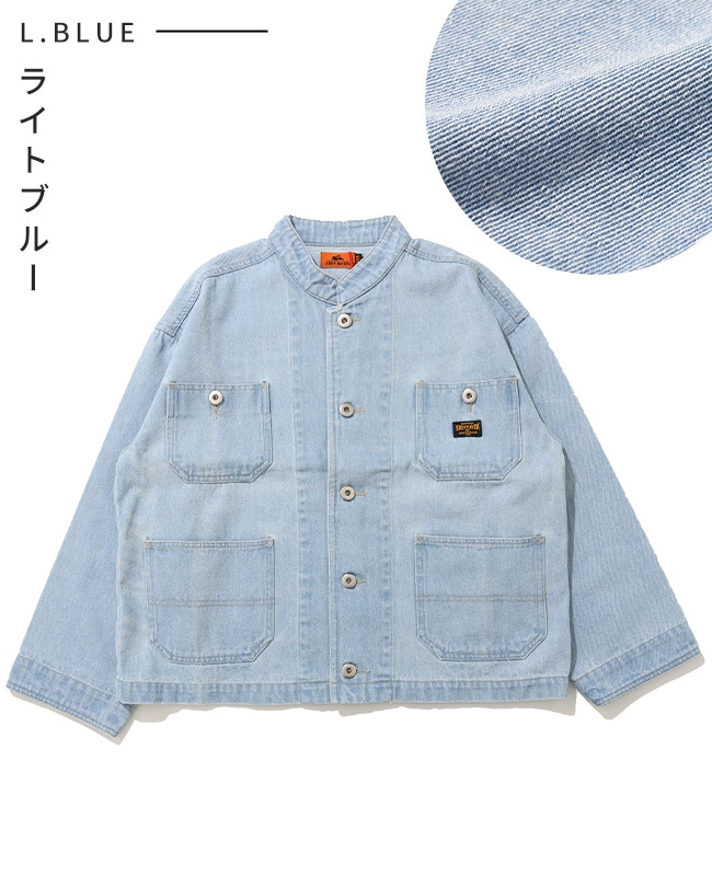 クリフメイヤー[公式] バンドカラーデニムジャケット KIDS J2535123
