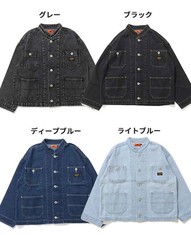 クリフメイヤー[公式] バンドカラーデニムジャケット KIDS J2535123
