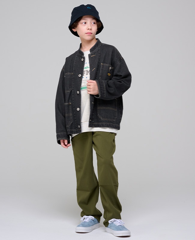 クリフメイヤー[公式] バンドカラーデニムジャケット KIDS J2535123