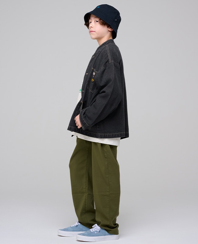 クリフメイヤー[公式] バンドカラーデニムジャケット KIDS J2535123