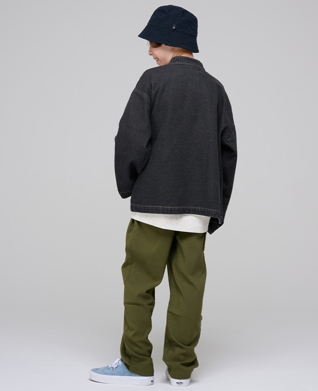 クリフメイヤー[公式] バンドカラーデニムジャケット KIDS J2535123