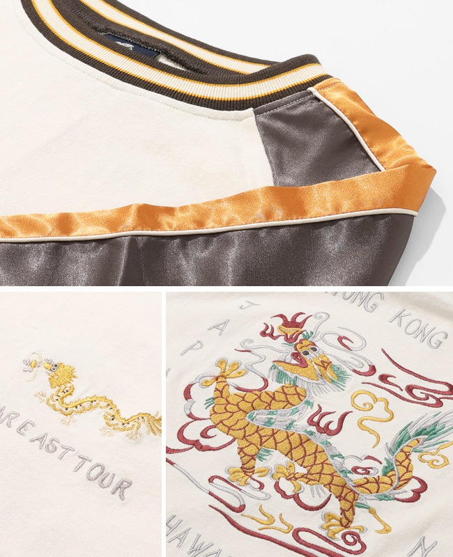 クリフメイヤー[公式] スーベニア刺繍スカT(龍) MENS 2547202