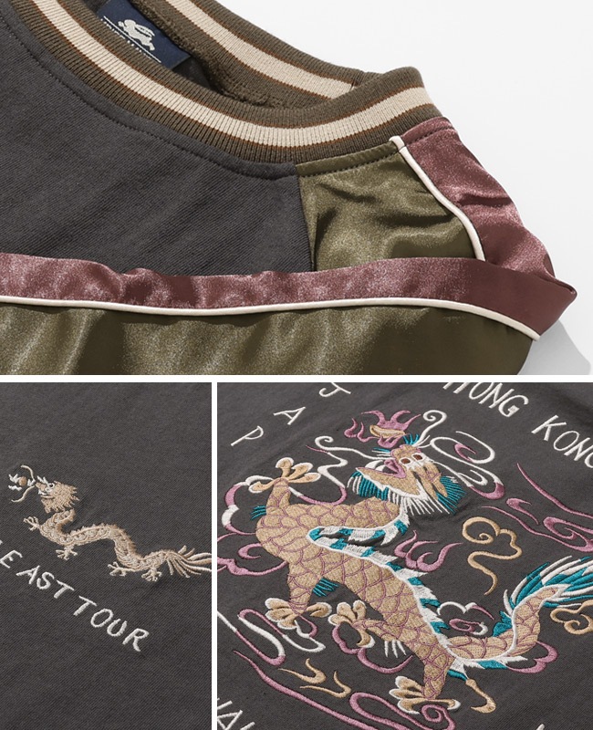 クリフメイヤー[公式] スーベニア刺繍スカT(龍) MENS 2547202