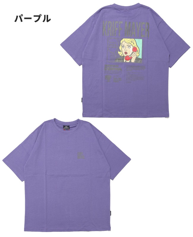 クリフメイヤー[公式] ダジャレ半袖Tシャツ(デンワニデンワ) 2556303