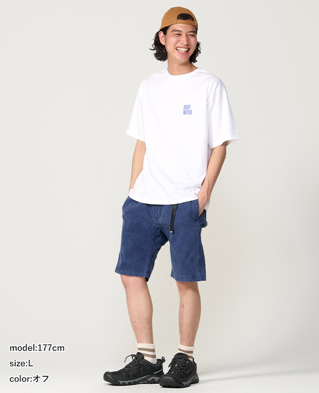 クリフメイヤー[公式] ダジャレ半袖Tシャツ(デンワニデンワ) 2556303