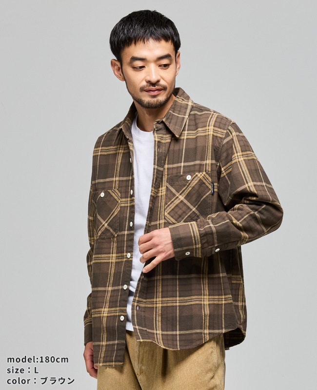 クリフメイヤー[公式] ビエラチェックシャツ MENS 2616300