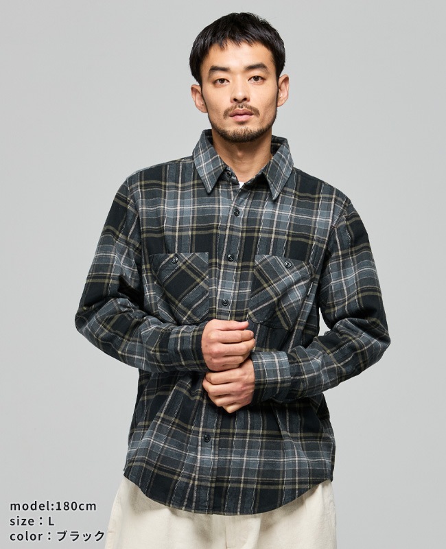 クリフメイヤー[公式] ビエラチェックシャツ MENS 2616300