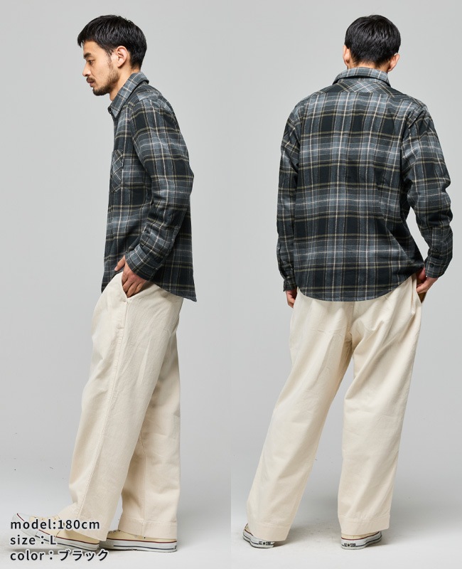 クリフメイヤー[公式] ビエラチェックシャツ MENS 2616300