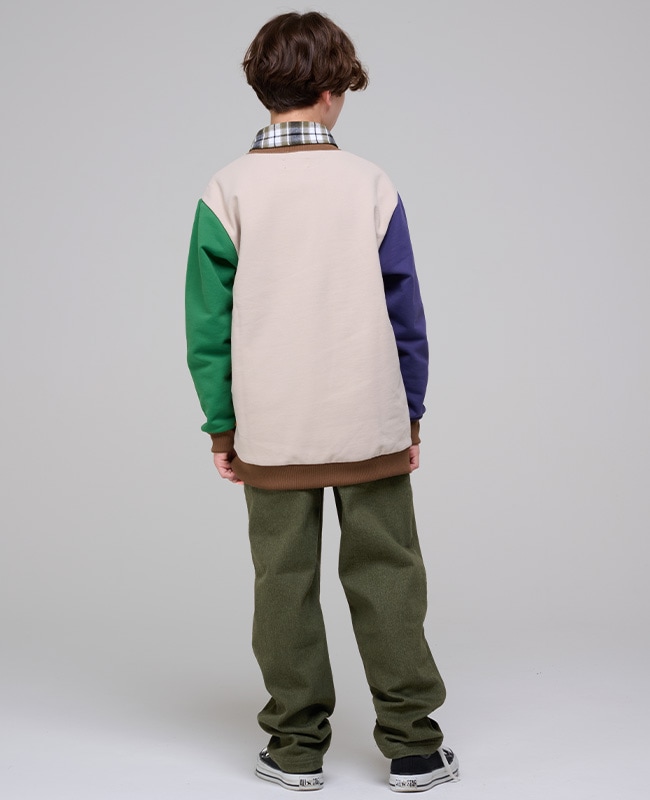 クリフメイヤー[公式] 裏起毛カラーデニムゆったりパンツ KIDS J2526401