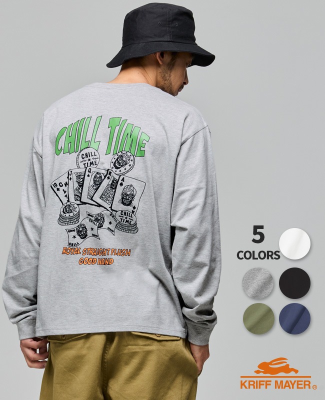 クリフメイヤー[公式] チルタイムロンT(ポーカー) MENS 2616303