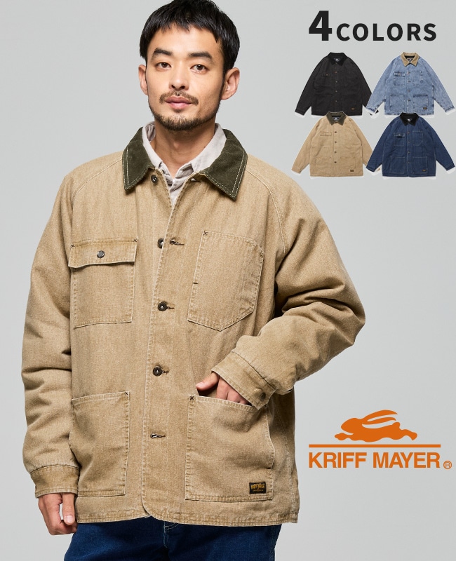 クリフメイヤー[公式] 裏フリースカバーオールジャケット MENS 2615101