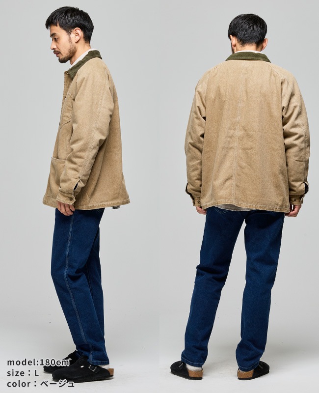 クリフメイヤー[公式] 裏フリースカバーオールジャケット MENS 2615101