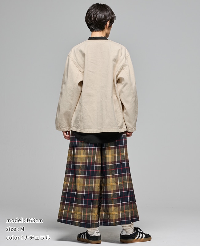 クリフメイヤー[公式] ノーカラーデニムジャケット LADYS W2514004