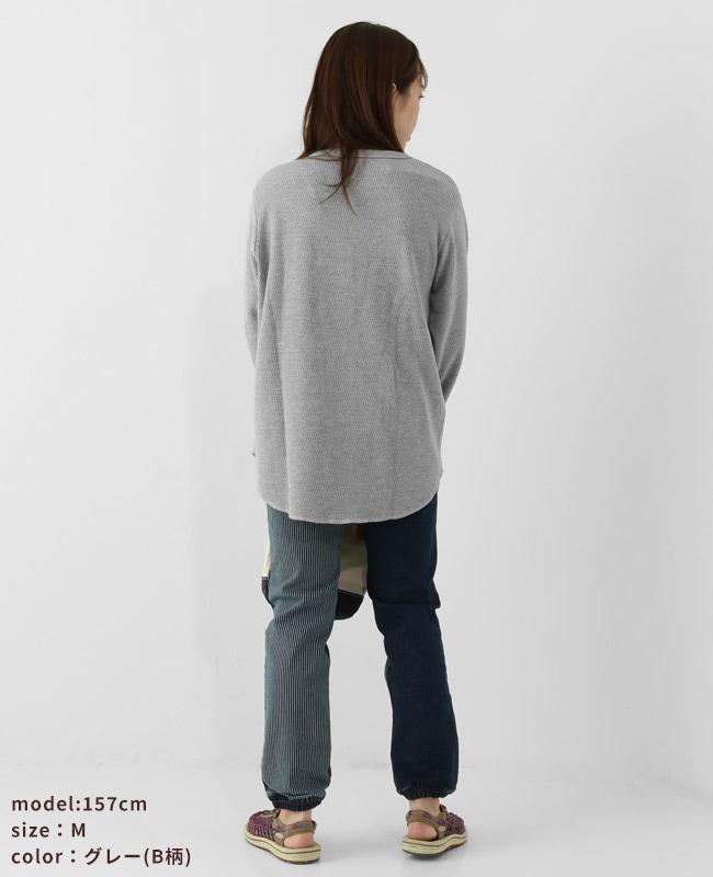 クリフメイヤー[公式] ハニカムワッフルワンポイントロンT LADYS W2537820