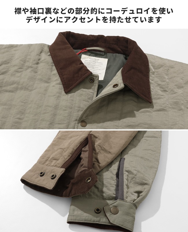 クリフメイヤー[公式] スーベニア刺繍キルトコーチジャケット MENS 2515104