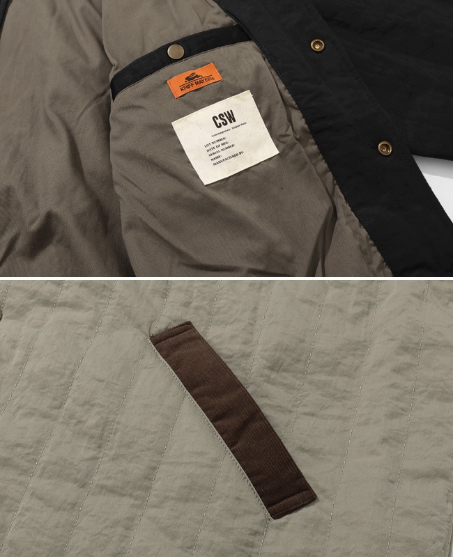 クリフメイヤー[公式] スーベニア刺繍キルトコーチジャケット MENS 2515104