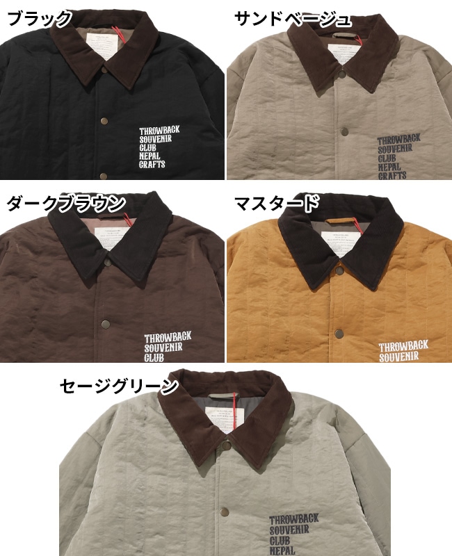 クリフメイヤー[公式] スーベニア刺繍キルトコーチジャケット MENS 2515104