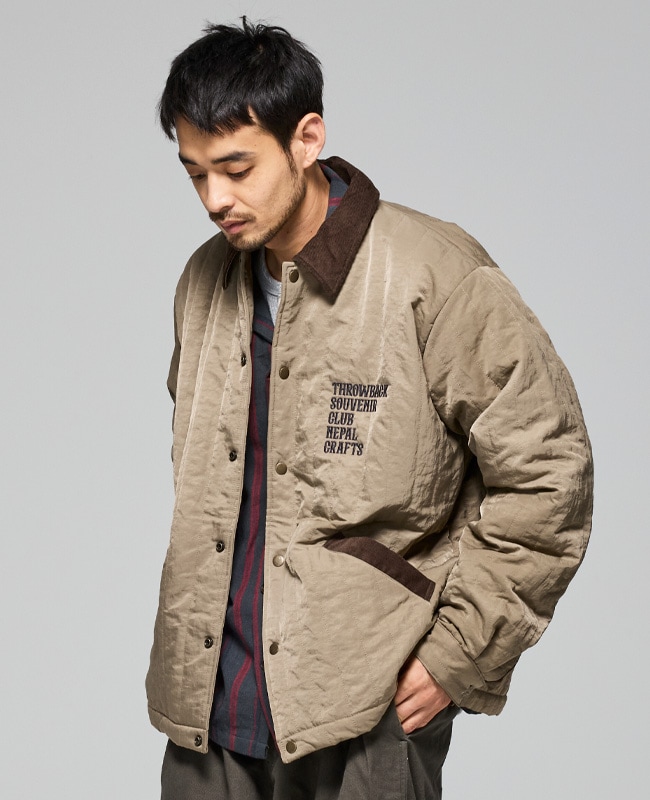 クリフメイヤー[公式] スーベニア刺繍キルトコーチジャケット MENS 2515104