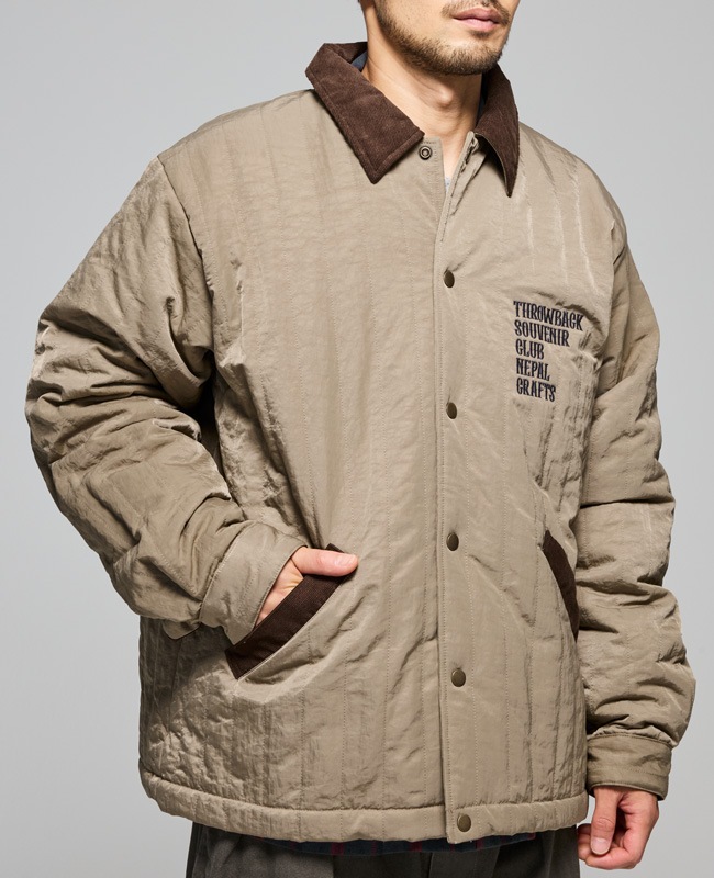 クリフメイヤー[公式] スーベニア刺繍キルトコーチジャケット MENS 2515104