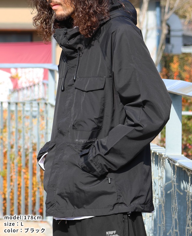 クリフメイヤー[公式] 花粉ドロップフードジャケット MENS 2537805