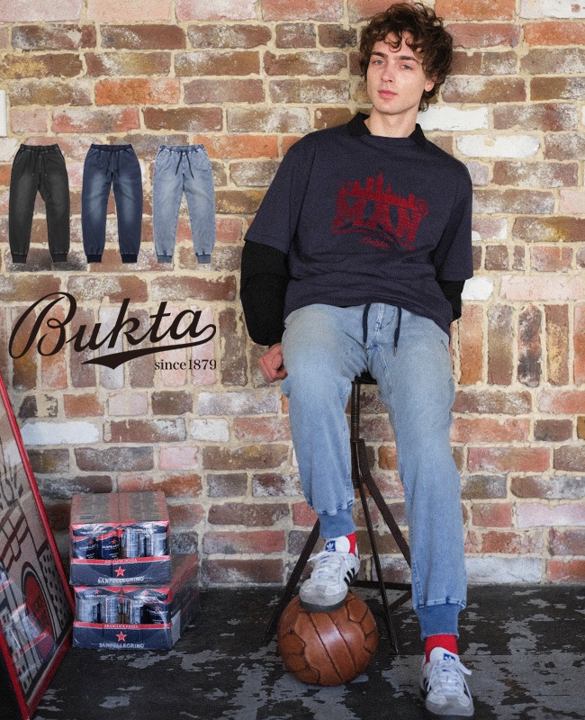 Bukta イージーデニムジョガーパンツ MENS BU2545140