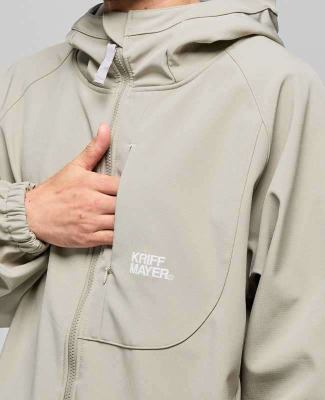 クリフメイヤー[公式] 撥水ストレッチボンディングフードジャケット MENS 2612803