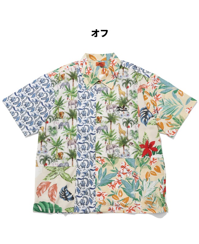 クリフメイヤー[公式] ツギハギアロハシャツ MENS 2445101