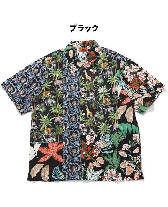 クリフメイヤー[公式] ツギハギアロハシャツ MENS 2445101